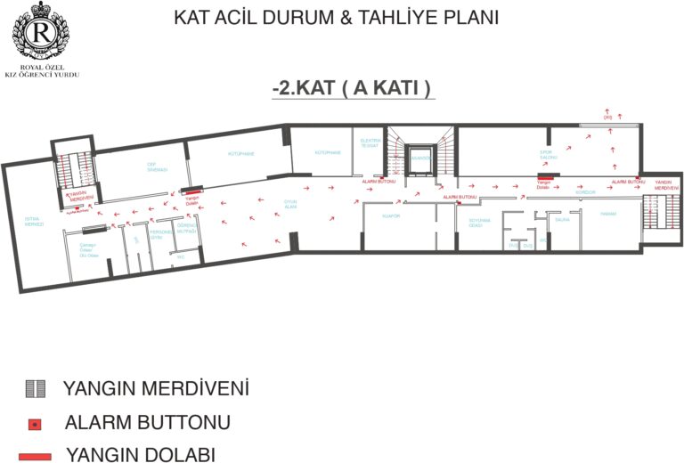 -2.Kat Tahliye Planı